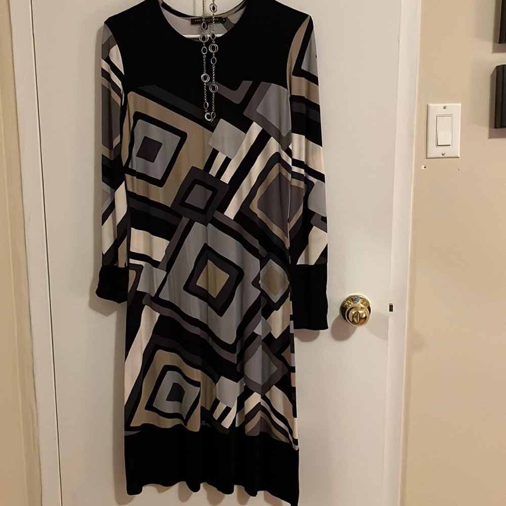 Dress, Robert Kitchen, medium, geometric print